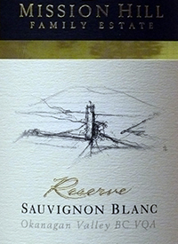 Mission Hill Reserve Sauvignon Blanc text
