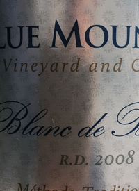 Blue Mountain Blanc de Blancs R.D. Méthode Traditionelletext