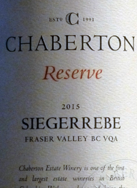Chaberton Reserve Siegerrebetext