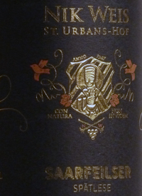 Nik Weis St. Urbans-Hof Riesling Spätlese Saarfeilser Grosse Lagetext