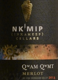 Nk'Mip Cellars Qwam Qwmt Merlottext