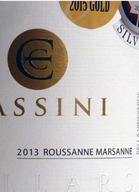Cassini Cellars Roussanne Marsanne Bella Vineyardtext