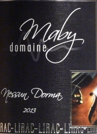Domaine Maby Nessun Dorma Liractext