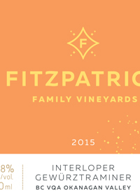 Fitzpatrick Family Vineyards Interloper Gewurztraminertext