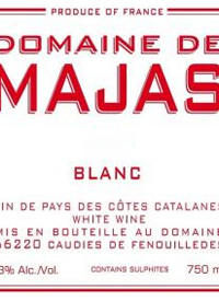 Domaine de Majas Blanctext