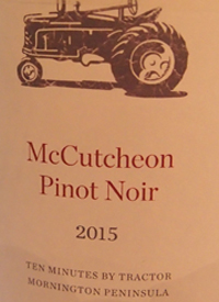 Ten Minutes by Tractor McCutcheon Pinot Noirtext
