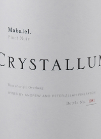 Crystallum Malabel Pinot Noirtext