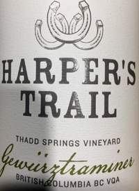 Harper's Trail Gewurztraminer Thad Springs Vineyardtext