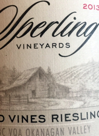 Sperling Vineyards Old Vines Rieslingtext
