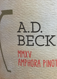 A.D. Beckham MMXV Amphora Pinot Gristext