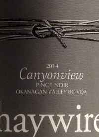 Haywire Pinot Noir Canyonview Vineyardtext