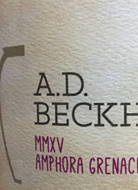 A.D. Beckham MMXV Amphora Grenachetext