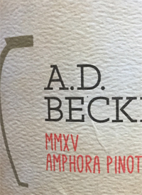 A.D. Beckham MMXV Lignum Amphora Pinot Noirtext