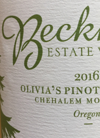 Beckham Estate Vineyard Olivia's Pinot Noir Rosétext