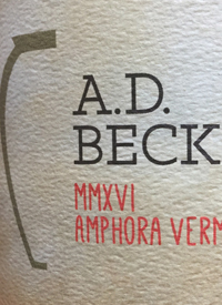 A.D. Beckham MMXVI Amphora Vermentinotext