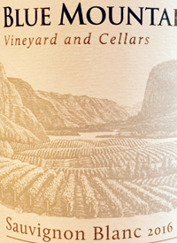 Blue Mountain Sauvignon Blanctext