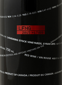 Laughing Stock Vineyards Syrah +17/09text