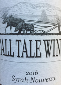 Tall Tale Wines Syrah Nouveautext