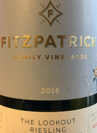 Fitzpatrick Family Vineyards The Lookout Rieslingtext