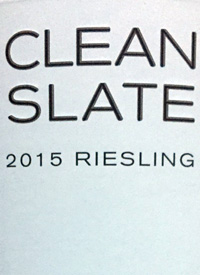 Clean Slate Rieslingtext