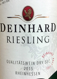 Deinhard Rieslingtext
