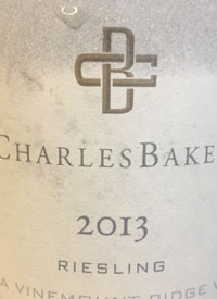 Charles Baker Riesling Picone Vineyardtext