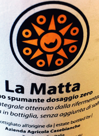 Casebianchi La Matta Vino Spumante Blanco Dossagio Zerotext