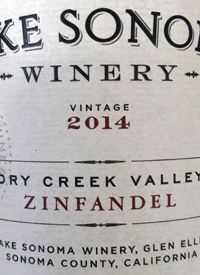 Lake Sonoma Zinfandeltext