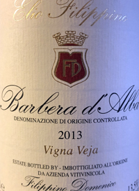 Elio Filippino Barbera d'Alba Vigna Vejatext