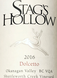 Stag's Hollow Dolcetto Shuttleworth Creek Vineyardtext