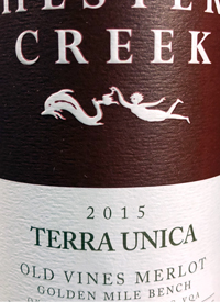 Hester Creek Terra Unica Old Vines Merlottext