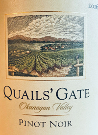 Quails' Gate Pinot Noirtext