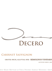 Finca Decero Cabernet Sauvignon Remolinos Vineyardtext