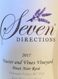 Seven Directions Tractor and Vines Vineyard Pinot Noir Rosétext